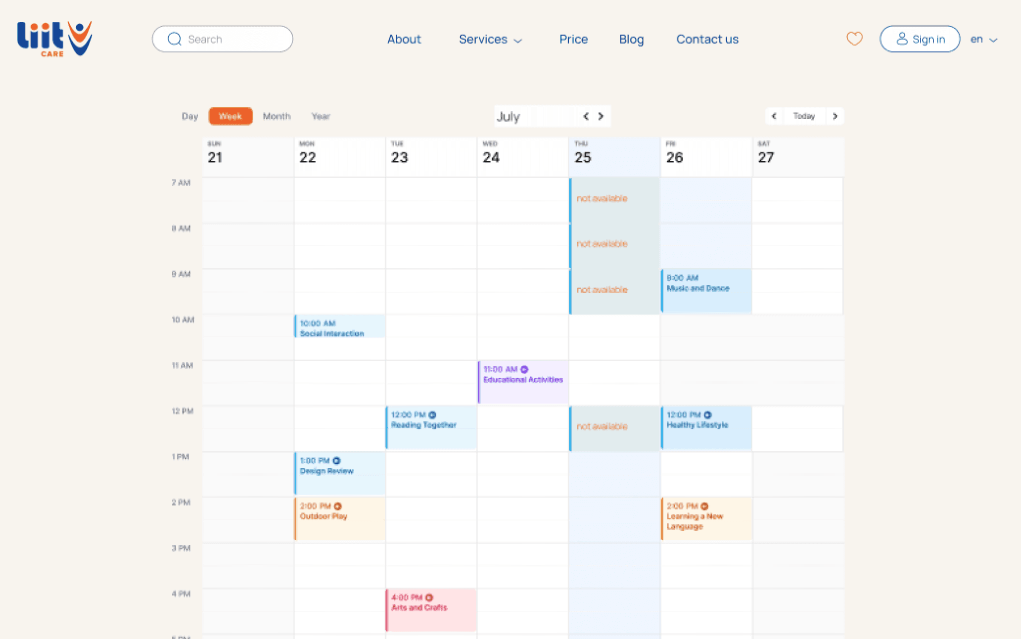 Flexible Booking