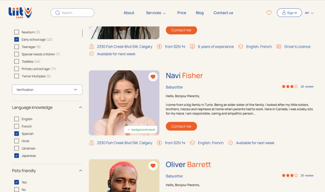 Verified Caregivers