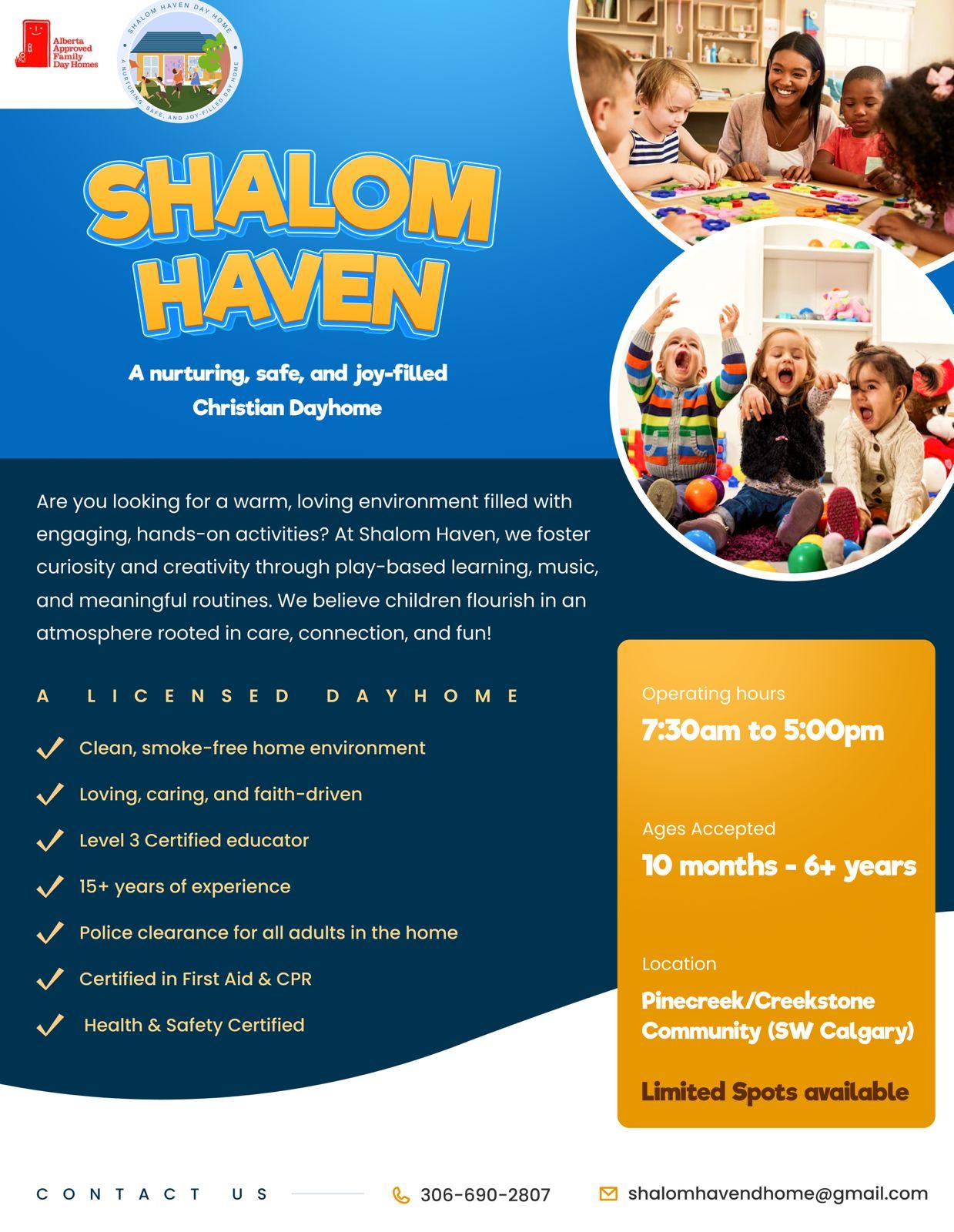 Shalom Haven Dayhome
